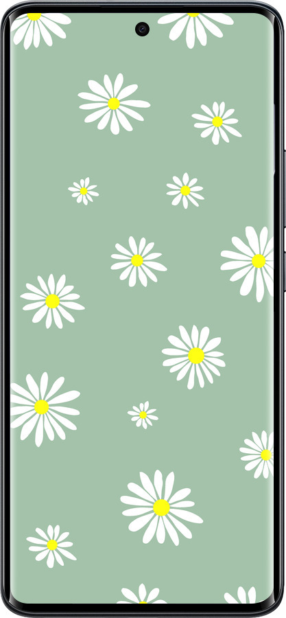 Силіконовий чехол Ромашки v4 для Xiaomi Redmi Note 15 4G - 5603u-4215 изображение 