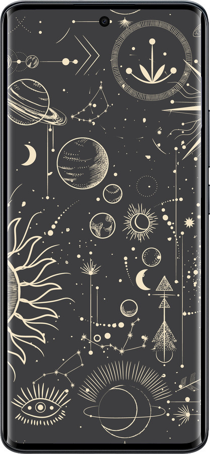 Силиконовый чехол Фаза луны для Xiaomi Redmi Note 15 4G - 5605u-4215 изображение 