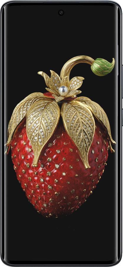 Силиконовый чехол Клубника v3 для Xiaomi Redmi Note 15 4G - 5638u-4215 изображение 