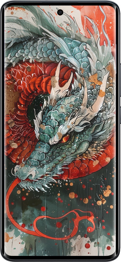 Силиконовый чехол Стихия огня для Xiaomi Redmi Note 15 4G - 6101u-4215 изображение 