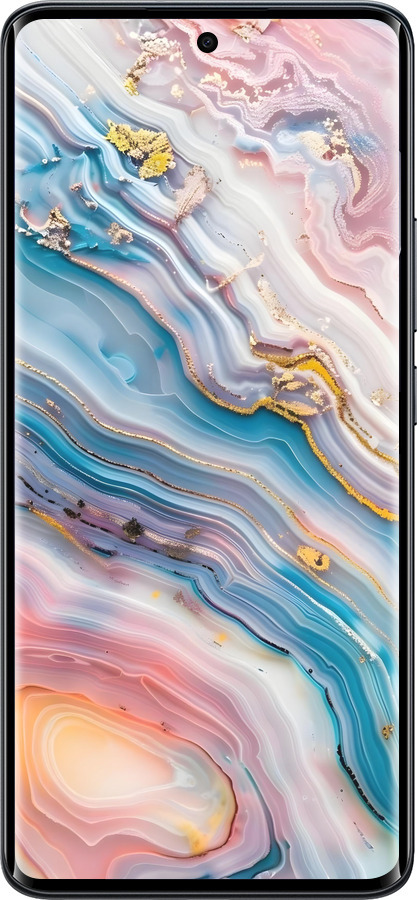 Силиконовый чехол Мрамор красивый для Xiaomi Redmi Note 15 4G - 6376u-4215 изображение 