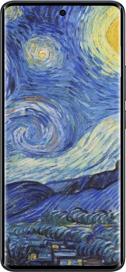 Силіконовий чехол «Зоряна ніч» Вінсента Ван Гога для Xiaomi Redmi Note 15 4G - 6433u-4215 изображение 