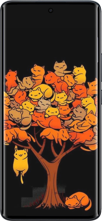 Силіконовий чехол Дерево та котики для Xiaomi Redmi Note 15 4G - 6516u-4215 изображение 