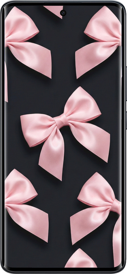 Силіконовий чехол Coquette Ribbons Dark Coquette для Xiaomi Redmi Note 15 4G - 6767u-4215 изображение 