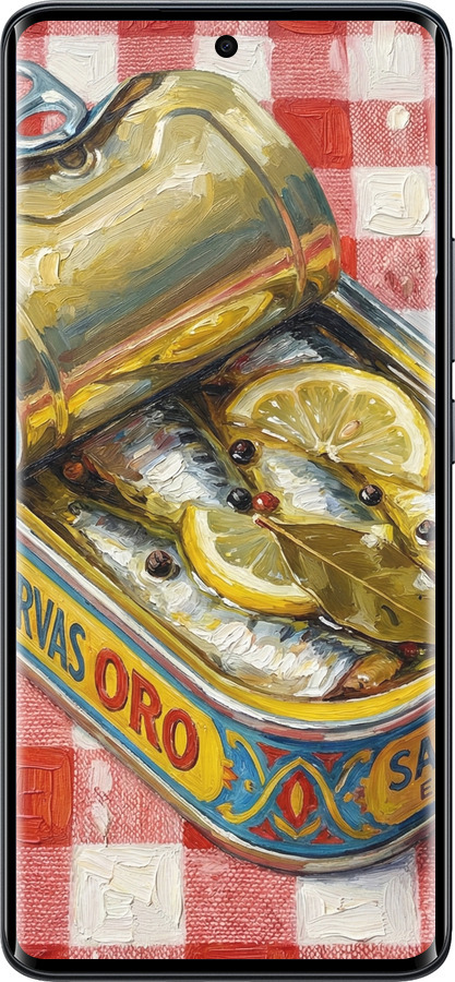 Силіконовий чехол Vintage Sardine Tin Phone для Xiaomi Redmi Note 15 4G - 6772u-4215 изображение 