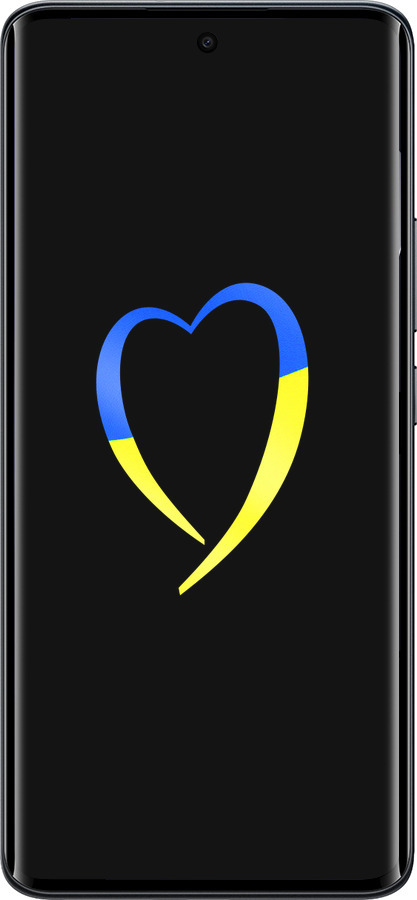 Силіконовий чехол Жовто-блакитне серце для Xiaomi Redmi Note 15 4G - 885u-4215 изображение 