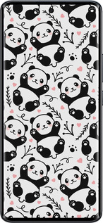 Силиконовый чехол Панды для Xiaomi Redmi Note 15 5G - 4318u-4155 изображение 