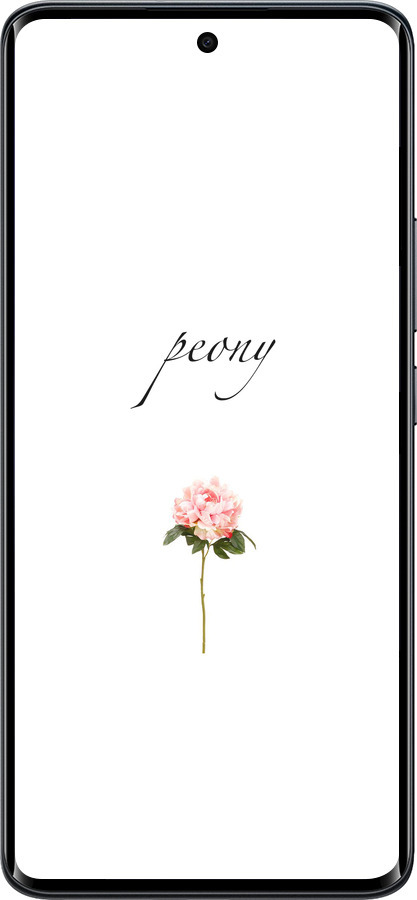 Силиконовый чехол Пион для Xiaomi Redmi Note 15 5G - 4366u-4155 изображение 