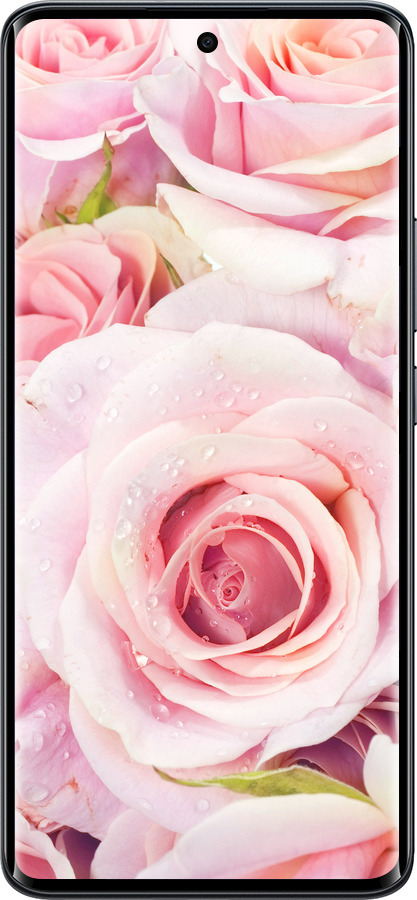 Силиконовый чехол Розы для Xiaomi Redmi Note 15 5G - 525u-4155 изображение 