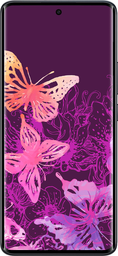 Силиконовый чехол Бабочки v2 для Xiaomi Redmi Note 15 5G - 5475u-4155 изображение 