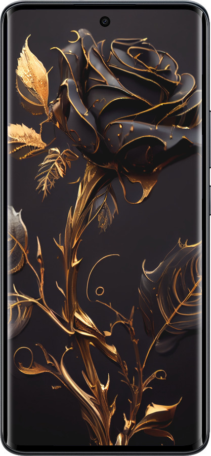 Силіконовий чехол Троянда 3 для Xiaomi Redmi Note 15 5G - 5552u-4155 изображение 