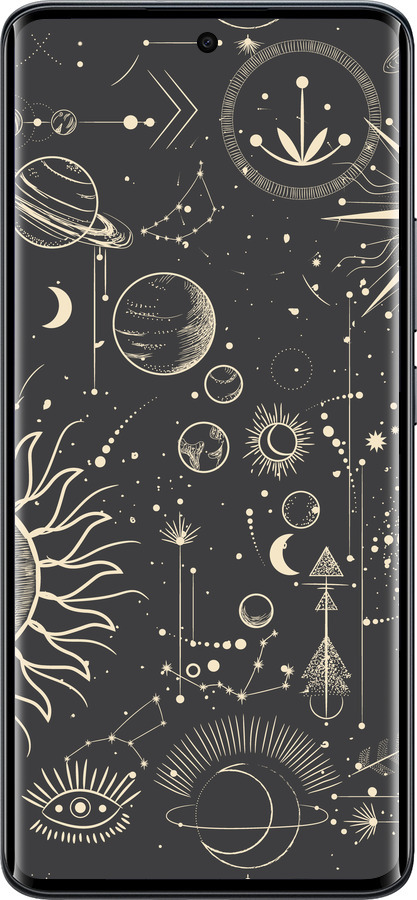 Силиконовый чехол Фаза луны для Xiaomi Redmi Note 15 5G - 5605u-4155 изображение 