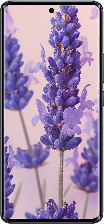Силиконовый чехол Лаванда для Xiaomi Redmi Note 15 5G - 6037u-4155 изображение 