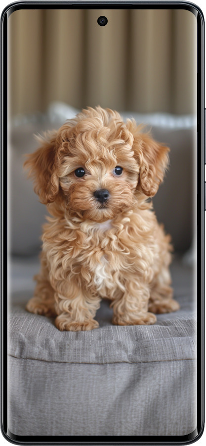 Силиконовый чехол Mini-maltipoo для Xiaomi Redmi Note 15 5G - 6158u-4155 изображение 