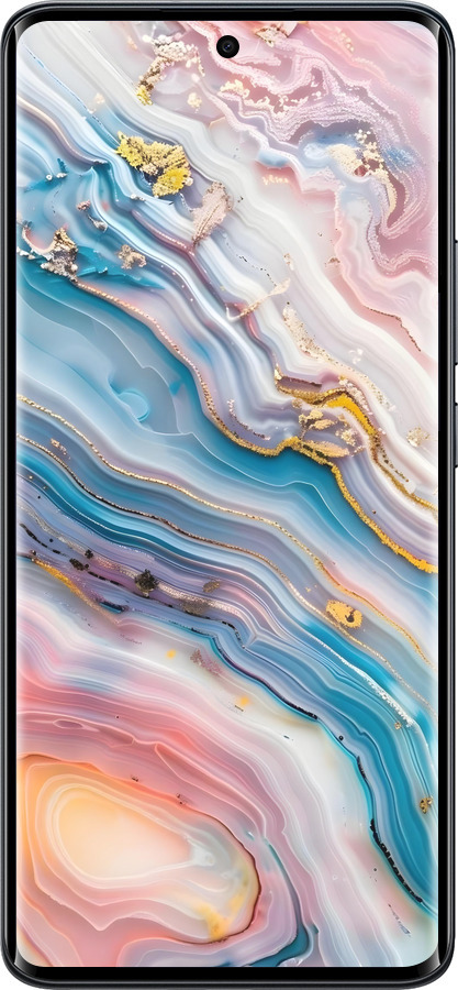 Силиконовый чехол Мрамор красивый для Xiaomi Redmi Note 15 5G - 6376u-4155 изображение 