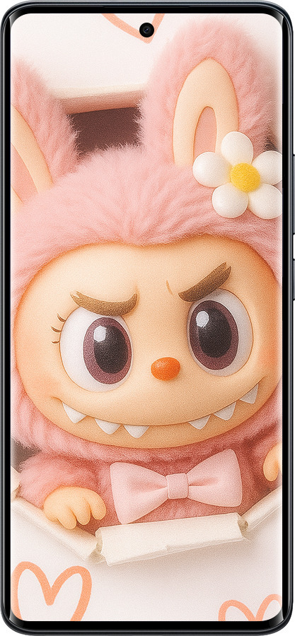 Силиконовый чехол Лабубу 2 для Xiaomi Redmi Note 15 5G - 6710u-4155 изображение 
