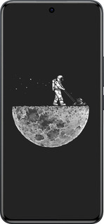 Силиконовый чехол Moon in dark для Xiaomi Redmi Note 15 Pro 4G - 4176u-4211 изображение 