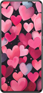 Силіконовий чехол Сердечка 4 для Xiaomi Redmi Note 15 Pro 4G - 5662u-4211 изображение 