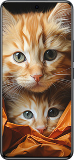 Силіконовий чехол Котики 2 для Xiaomi Redmi Note 15 Pro 4G - 5664u-4211 изображение 