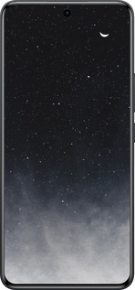 Силиконовый чехол Сині хмари, Синій місяць для Xiaomi Redmi Note 15 Pro 4G - 6396u-4211 изображение 