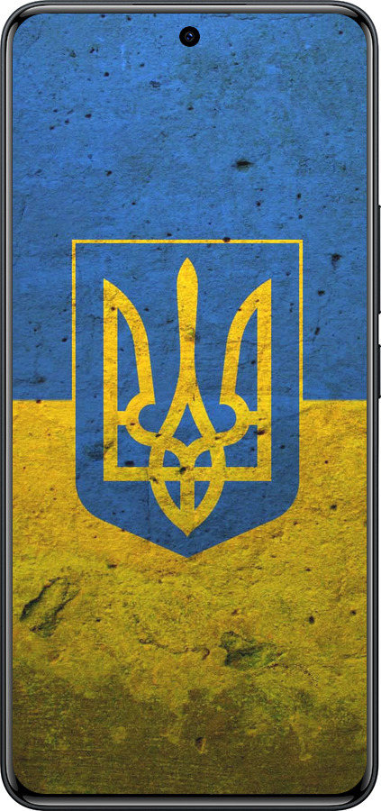 Силиконовый чехол Флаг и герб Украины 2 для Xiaomi Redmi Note 15 Pro 4G - 378u-4211 изображение 