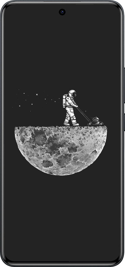 Силиконовый чехол Moon in dark для Xiaomi Redmi Note 15 Pro 4G - 4176u-4211 изображение 