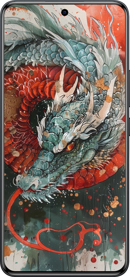 Силиконовый чехол Стихия огня для Xiaomi Redmi Note 15 Pro 4G - 6101u-4211 изображение 