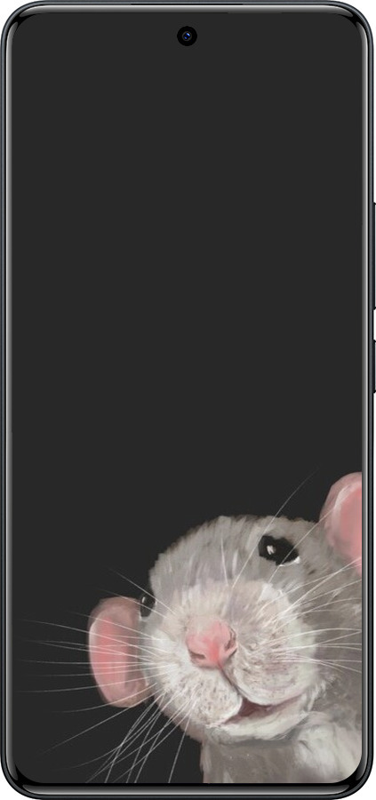Силіконовий чехол The Peeking Rat для Xiaomi Redmi Note 15 Pro 4G - 6442u-4211 изображение 