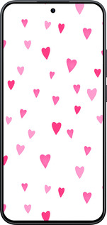 Силиконовый чехол Сердечки 2 для Xiaomi Redmi Note 15 Pro 5G - 4763u-4154 изображение 
