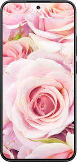 Силиконовый чехол Розы для Xiaomi Redmi Note 15 Pro 5G - 525u-4154 изображение 