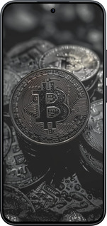 Силиконовый чехол Black Bitcoin для Xiaomi Redmi Note 15 Pro 5G - 6090u-4154 изображение 