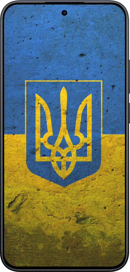 Силиконовый чехол Флаг и герб Украины 2 для Xiaomi Redmi Note 15 Pro 5G - 378u-4154 изображение 