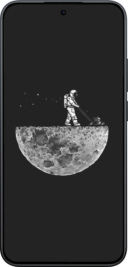 Силіконовий чехол Moon in dark для Xiaomi Redmi Note 15 Pro 5G - 4176u-4154 изображение 