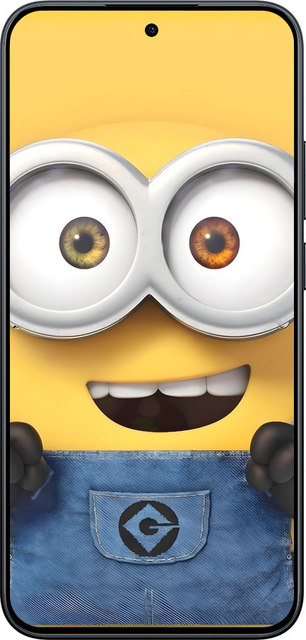 Силіконовий чехол Миньон для Xiaomi Redmi Note 15 Pro 5G - 6389u-4154 изображение 