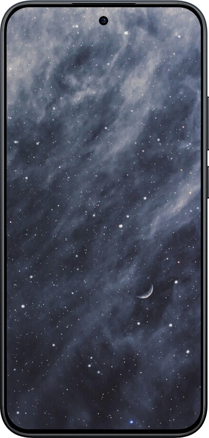 Силіконовий чехол Сині хмари, Синій місяць для Xiaomi Redmi Note 15 Pro 5G - 6398u-4154 изображение 