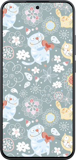 Силиконовый чехол Котята v3 для Xiaomi POCO M8 PRO - 1223u-6651 изображение 