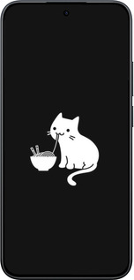 Силиконовый чехол С милым котом на черном фоне для Xiaomi POCO M8 PRO - 6528u-6651 изображение 