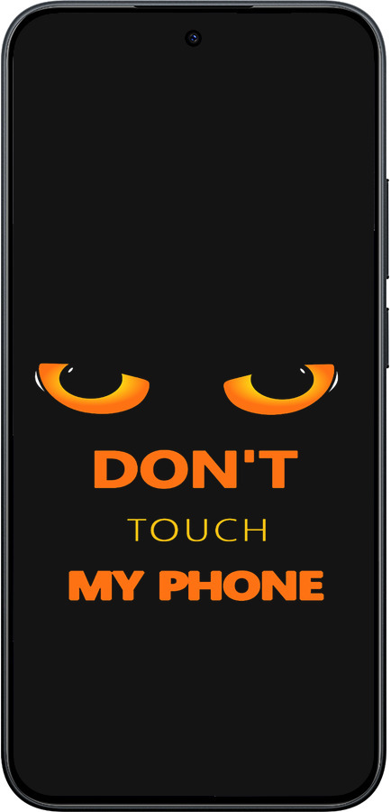 Силиконовый чехол Don't touch the phone для Xiaomi POCO M8 PRO - 4261u-6651 изображение 