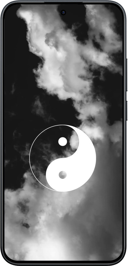 Силіконовий чехол Інь і янь для Xiaomi POCO M8 PRO - 4389u-6651 изображение 