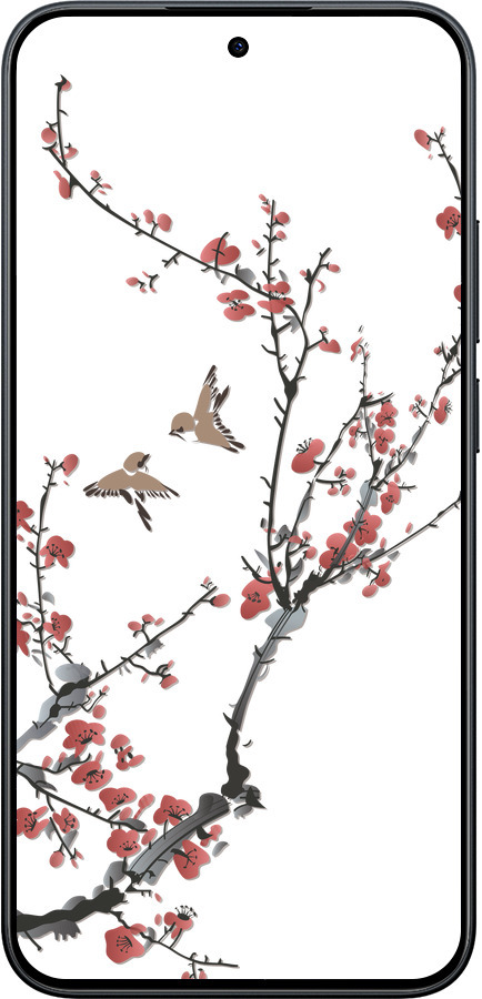 Силиконовый чехол Сакура v2 для Xiaomi POCO M8 PRO - 5538u-6651 изображение 