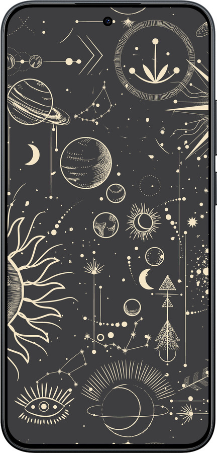 Силиконовый чехол Фаза луны для Xiaomi POCO M8 PRO - 5605u-6651 изображение 