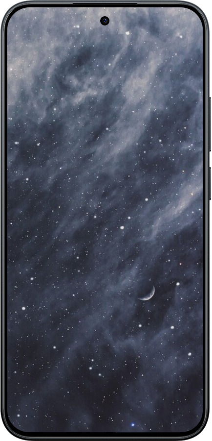 Силіконовий чехол Сині хмари, Синій місяць для Xiaomi POCO M8 PRO - 6398u-6651 изображение 