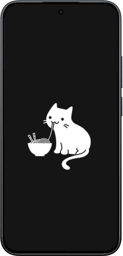 Силиконовый чехол С милым котом на черном фоне для Xiaomi POCO M8 PRO - 6528u-6651 изображение 