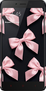 3D пластиковий матовий чехол Coquette Ribbons Dark Coquette для Xiaomi Redmi Note 2 - 6767m-96 изображение 