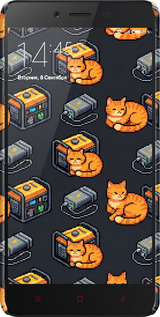 3D пластиковый матовый чехол Autonomous Zone для Xiaomi Redmi Note 2 - 6771m-96 изображение 