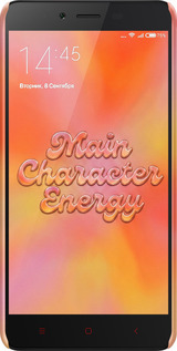 3D пластиковий матовий чехол Aura Gradient Main Character Energy Aesthetic Y2K для Xiaomi Redmi Note 2 - 6783m-96 изображение 