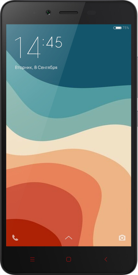 2D пластиковый чехол В стиле ретро с волнами для Xiaomi Redmi Note 2 - 6531t-96 изображение 