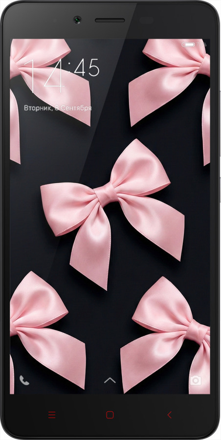 2D пластиковий чехол Coquette Ribbons Dark Coquette для Xiaomi Redmi Note 2 - 6767t-96 изображение 
