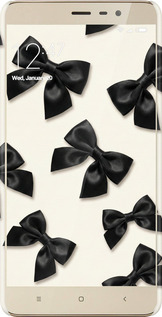 3D пластиковый матовый чехол Dark Coquette для Xiaomi Redmi Note 3 pro - 6765m-335 изображение 