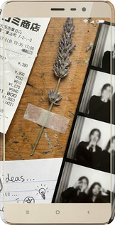 3D пластиковый матовый чехол Aesthetic Scrapbook Collage для Xiaomi Redmi Note 3 - 6773m-95 изображение 